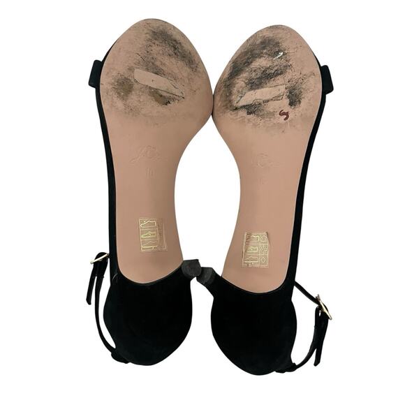 J crew Suede ankle strap sandals kitten heel sz 10 Minimalist quiet luxury chic - Picture 10 of 10
